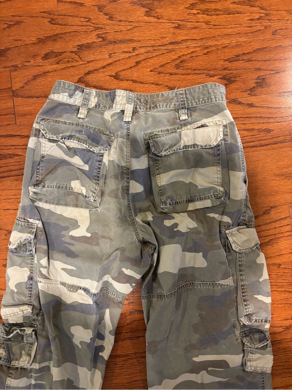 Men's Camo Cargo Pants - Green Camo 34x34